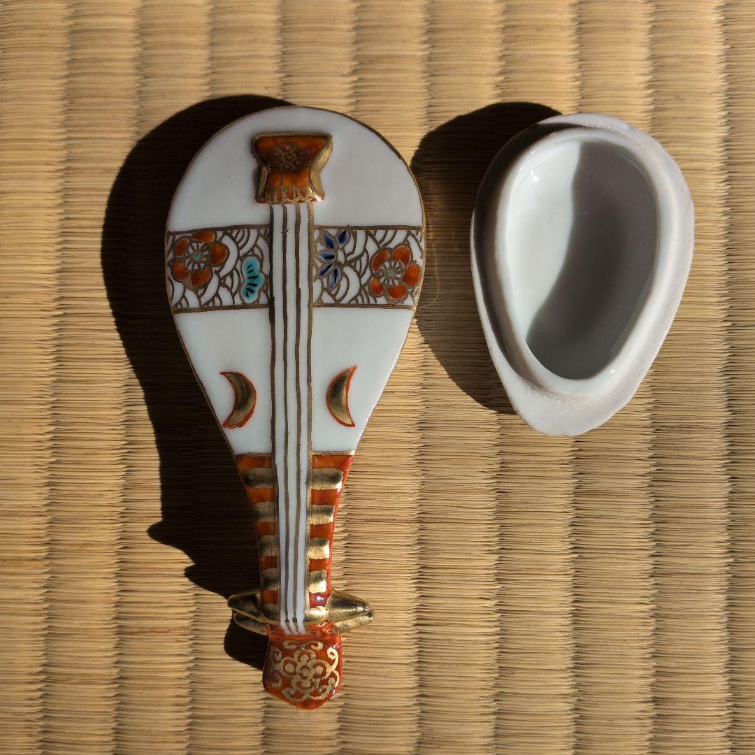 琵琶香合【高野昭阿弥 作】