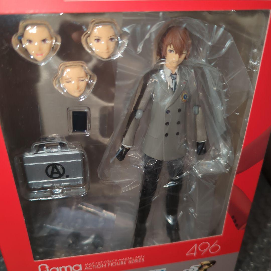 【希少・未開封品】figma 496 明智吾郎 ペルソナ5ザロイヤル フィギュア