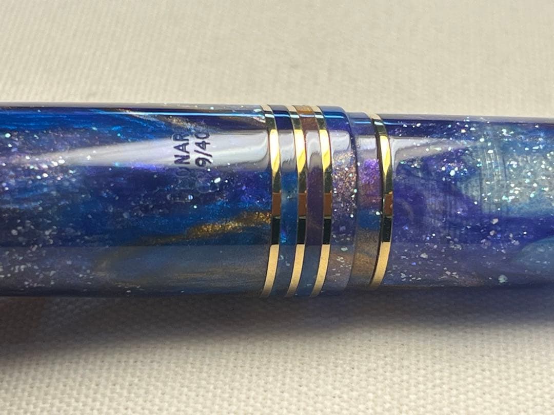 試筆のみ　レオナルド万年筆　モーメント ゼロ グランデ 14金ニブ