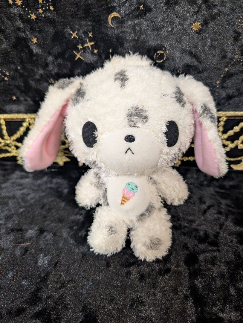 【希少】シュガーバニーズ ぶちうさ　ぬいぐるみ　刺繍入りアイスクリームサンリオ