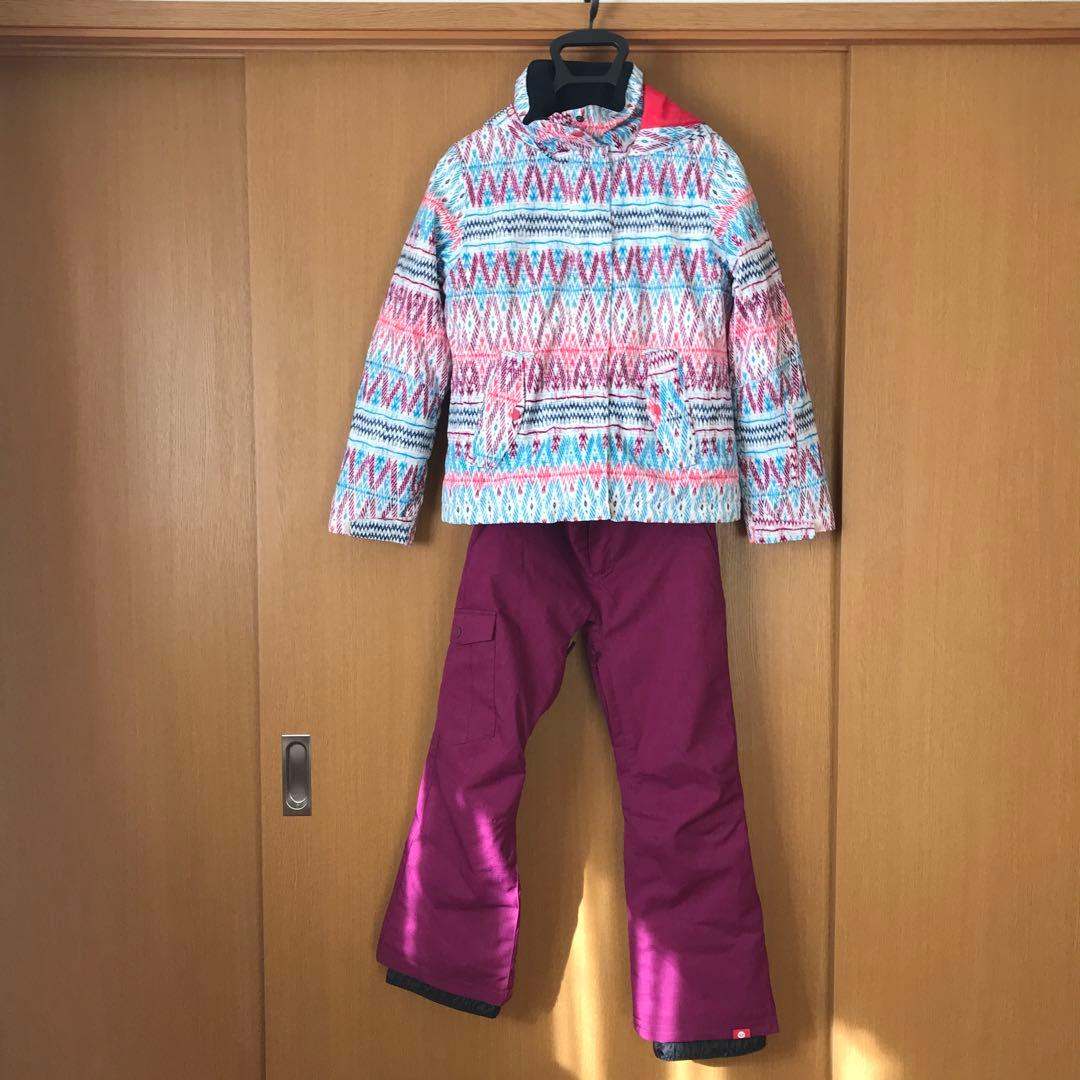 ROXY 子ども用スノーボードウェアセット
