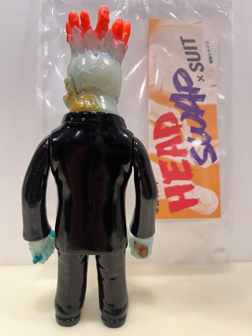 キムラトイ HEAD SWAP×SUIT 薔薇とナイフ ソフビ　蓄光（GID）