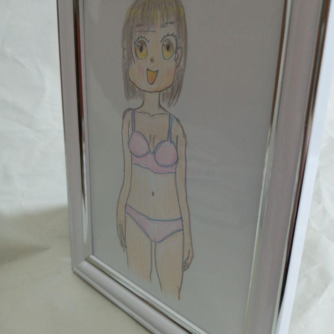 アニメ風イラスト フレーム付き