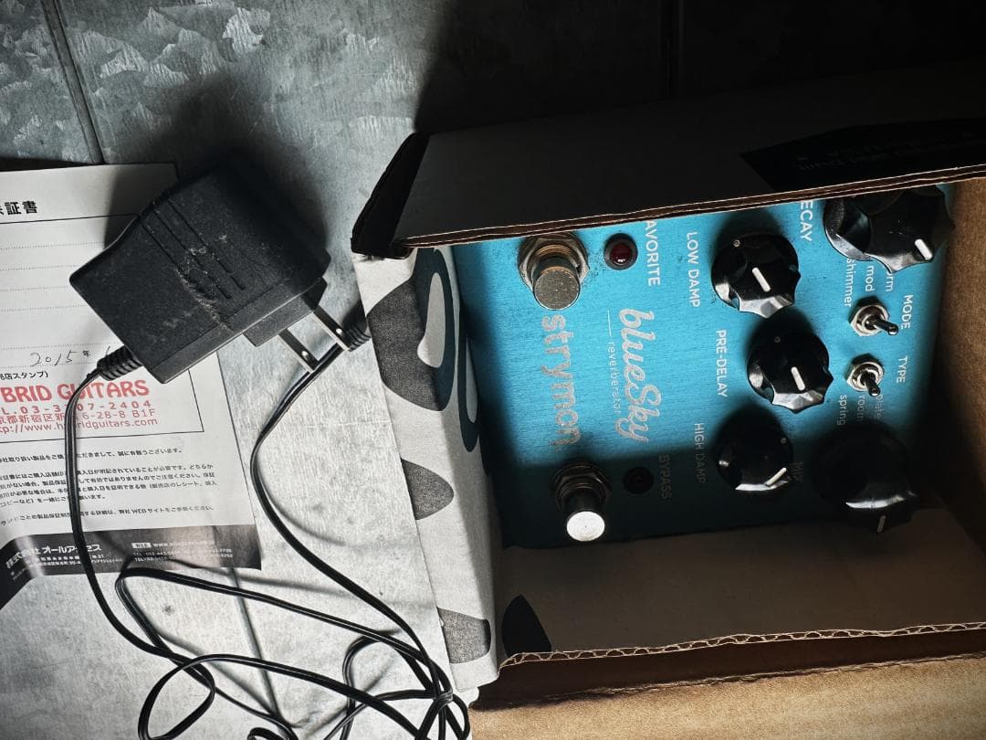 Strymon blueSky ストライモン リバーブ エフェクター 完動品