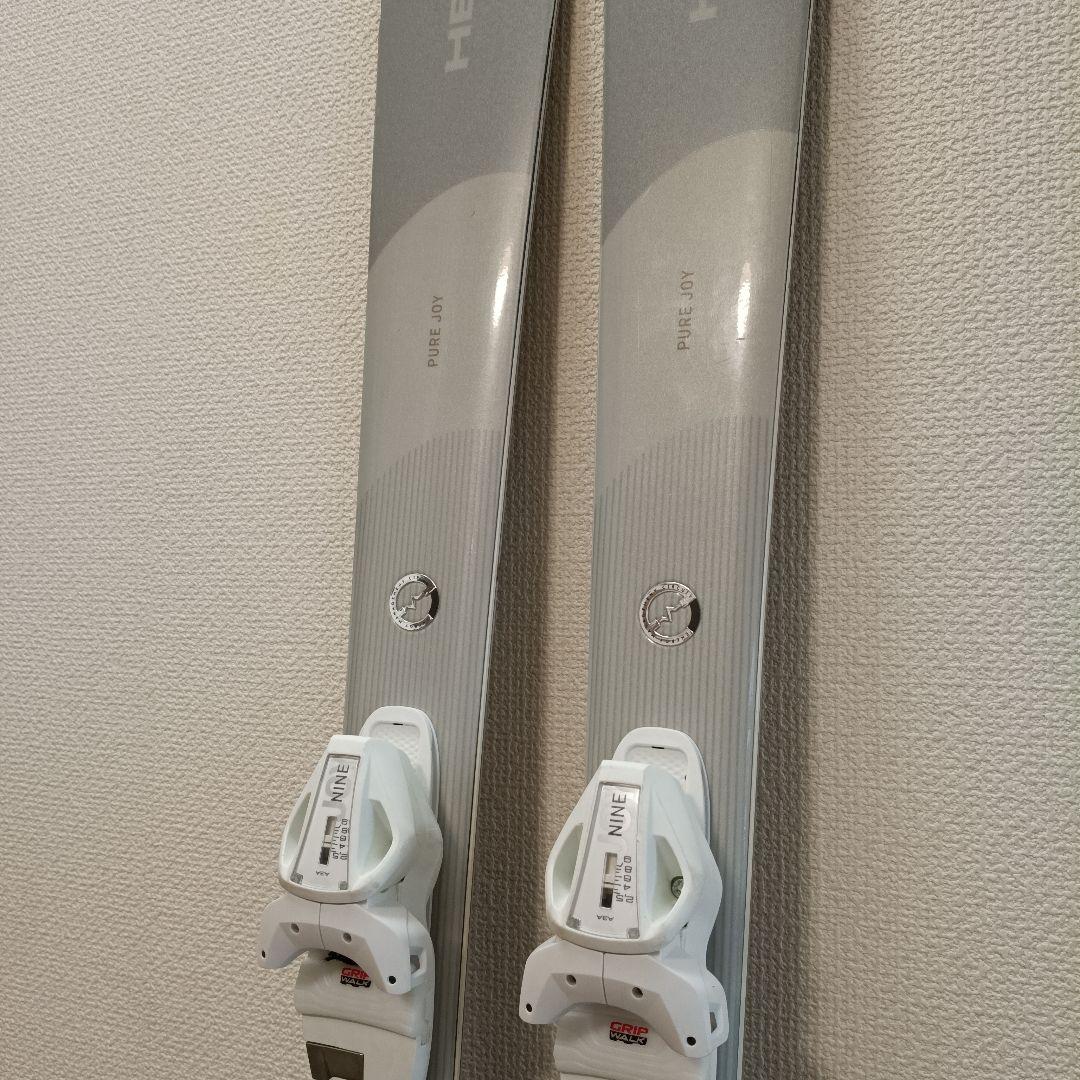 HEAD PUREJOY スキー板 シルバー 148cm　レディース