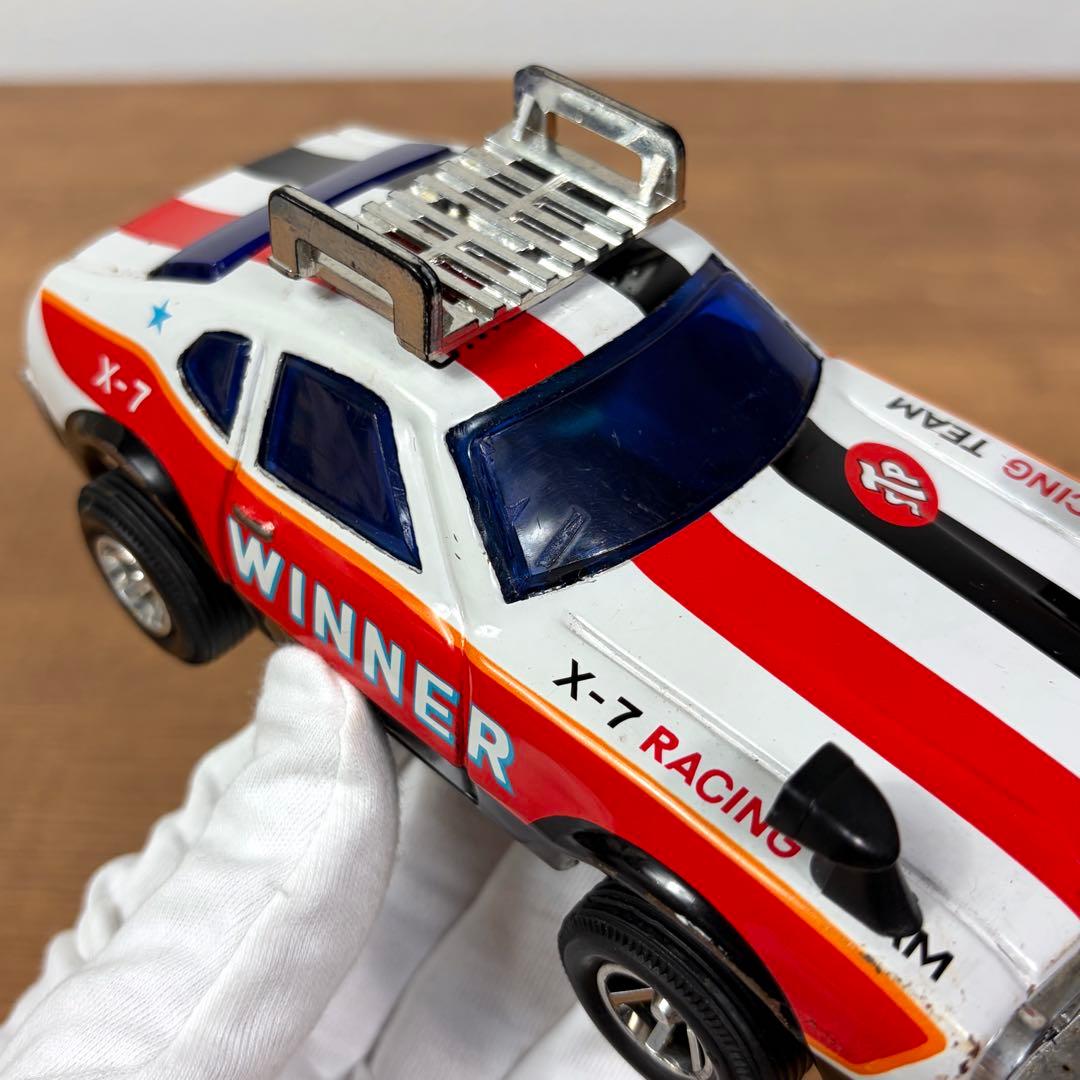イチコー ブリキ ミニカー フリクション 当時物 X-7 昭和レトロ 玩具