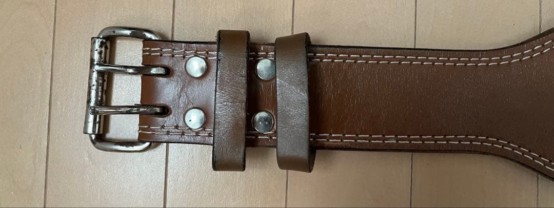 ゴールドジム　プロレザーベルト　サイズM