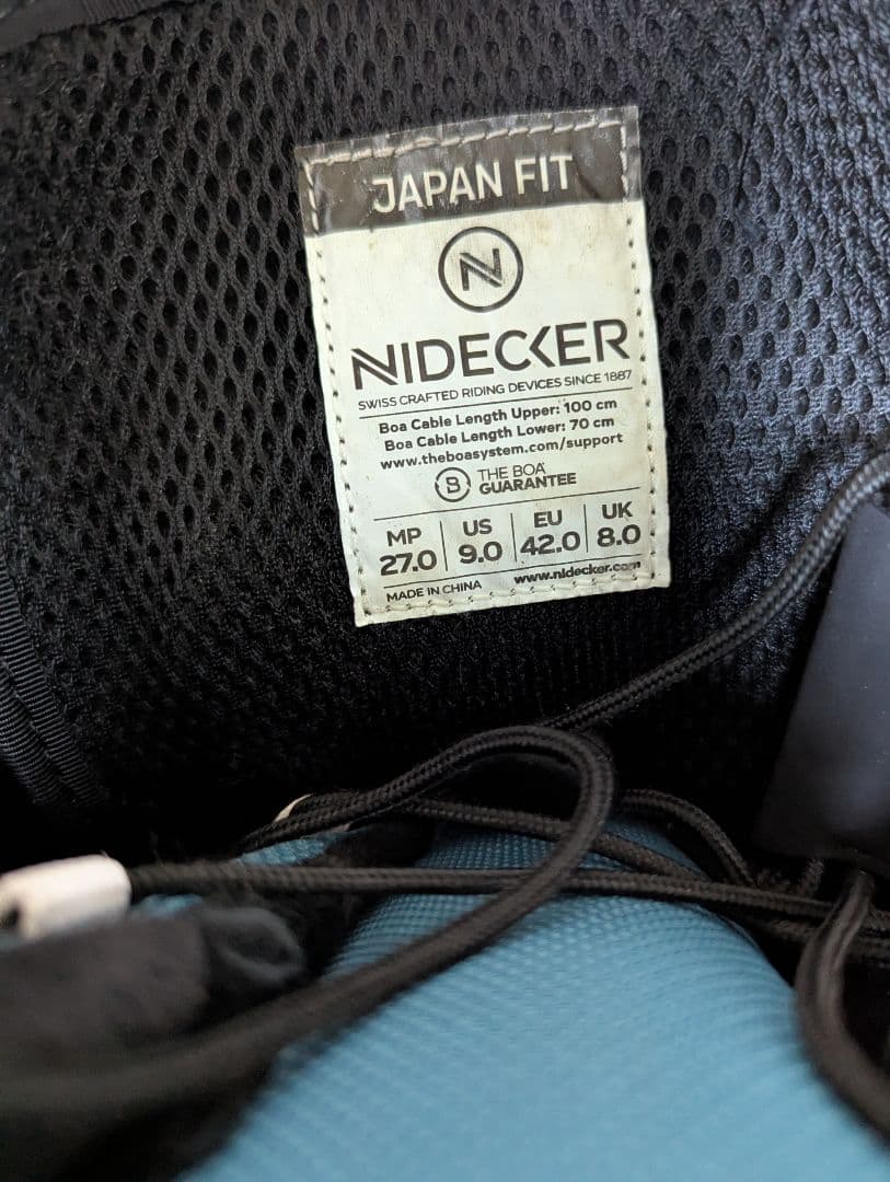 NIDECKER TRANSIT ジャパンフィット スノーボードブーツ　27cm