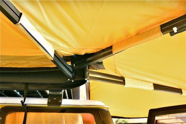 【新品　在庫1個】270° サイドオーニング　2.0M ベージュ　自立型