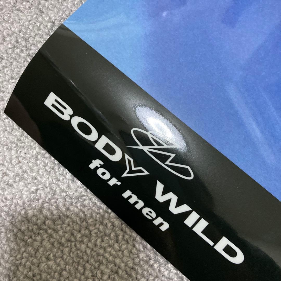 井川遥　BODY WILD 店頭用 バックライトポスター（電飾用）非売品　青