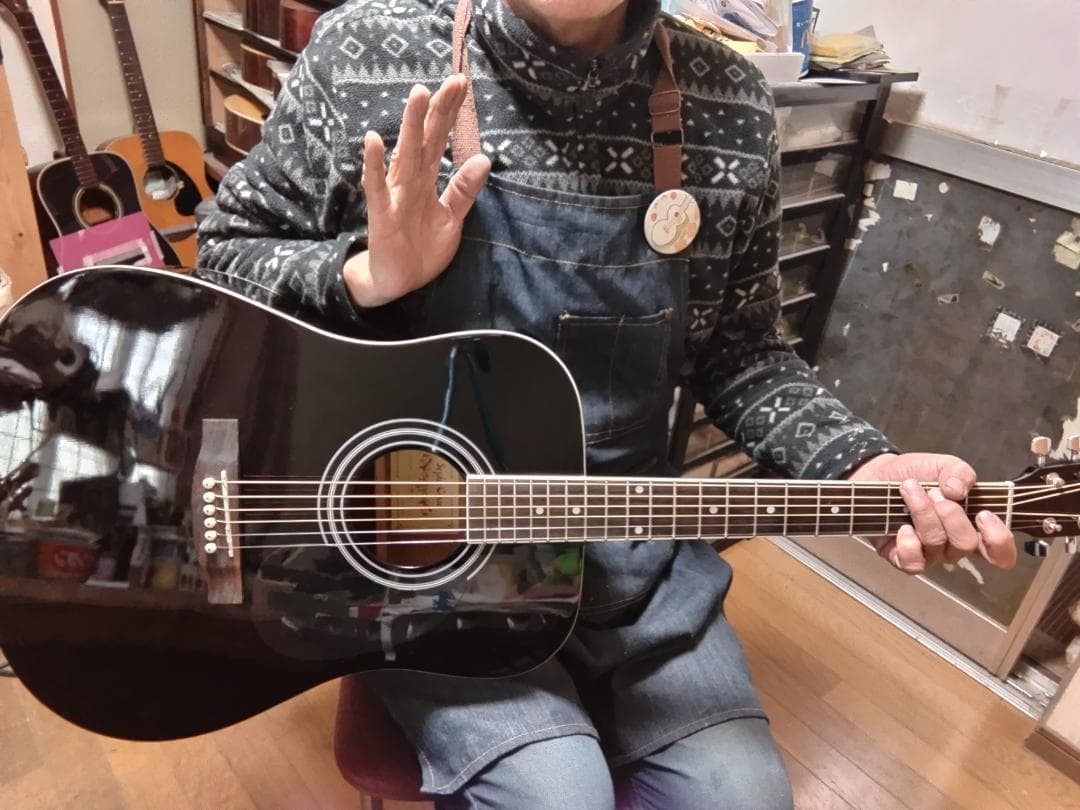 ❤️弦高調整済！「Sepia Crue セピアクルー WG-10 BK」＋ケース