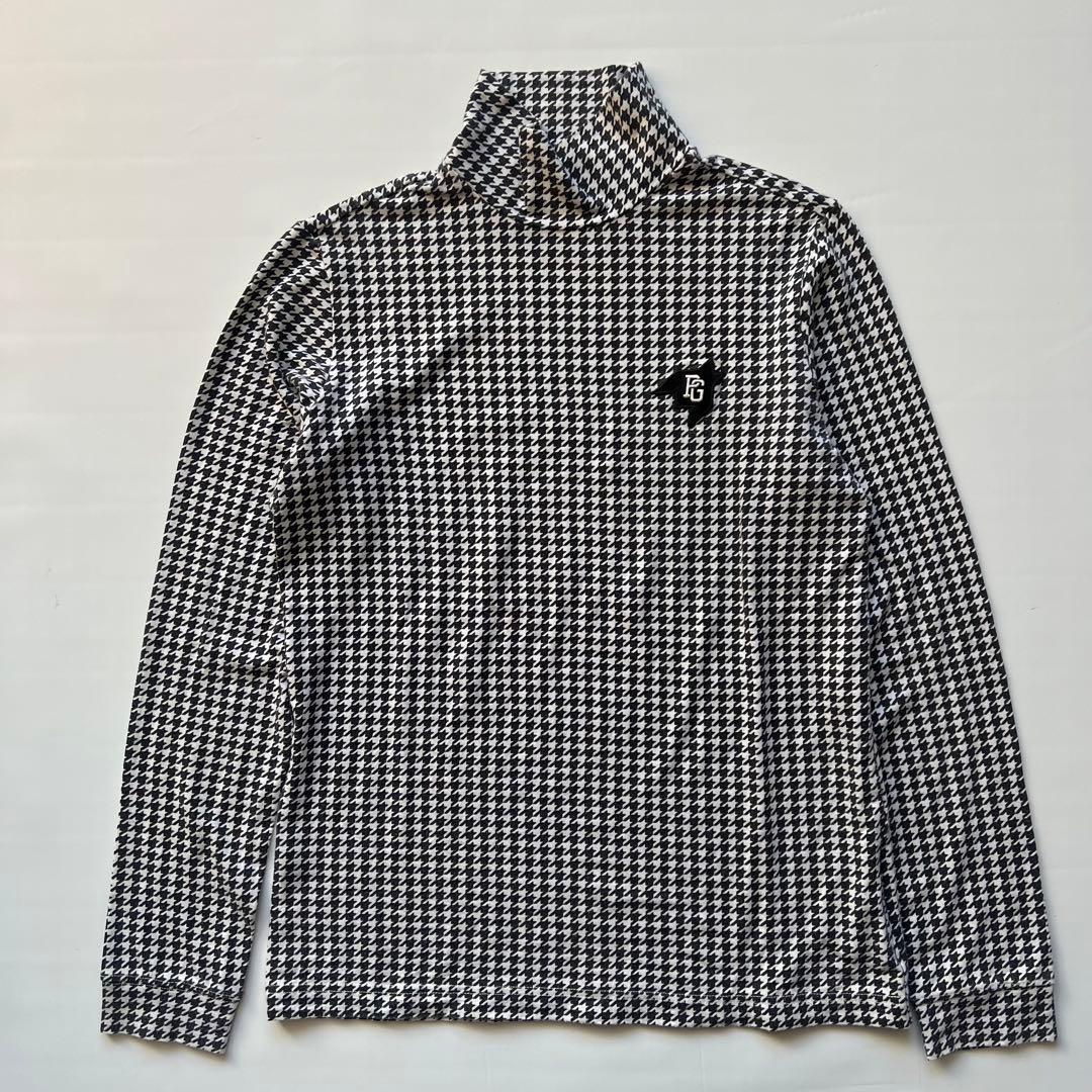 Pearly gates パーリーゲイツ　千鳥　モックネック　長袖シャツ　L 2