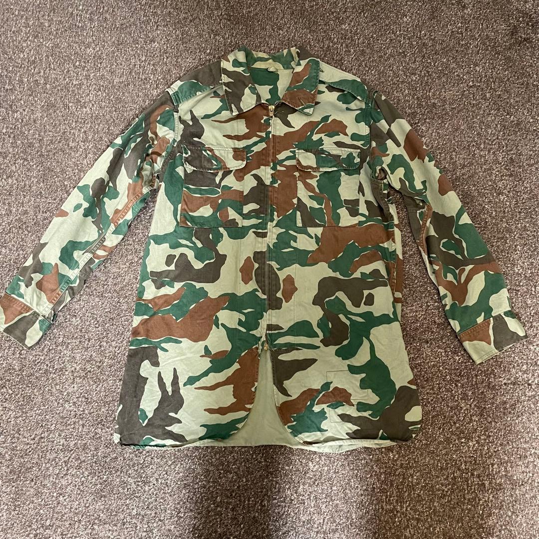 希少　迷彩服セットアップ　「熊笹迷彩」　ヴィンテージ　１９８６年製　特号サイズ