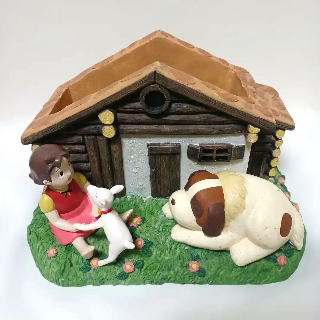 アルプスの少女 ハイジ ユキちゃん 植木鉢 ガーデニング レア ガーデニング