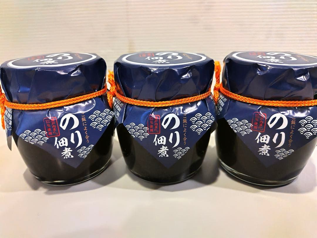 のり佃煮3瓶 長崎カステラ40個 ガッチ