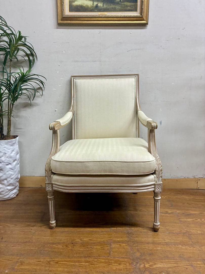 管417☆ フランス製☆ルイ13世☆アンティーク☆アームチェアー