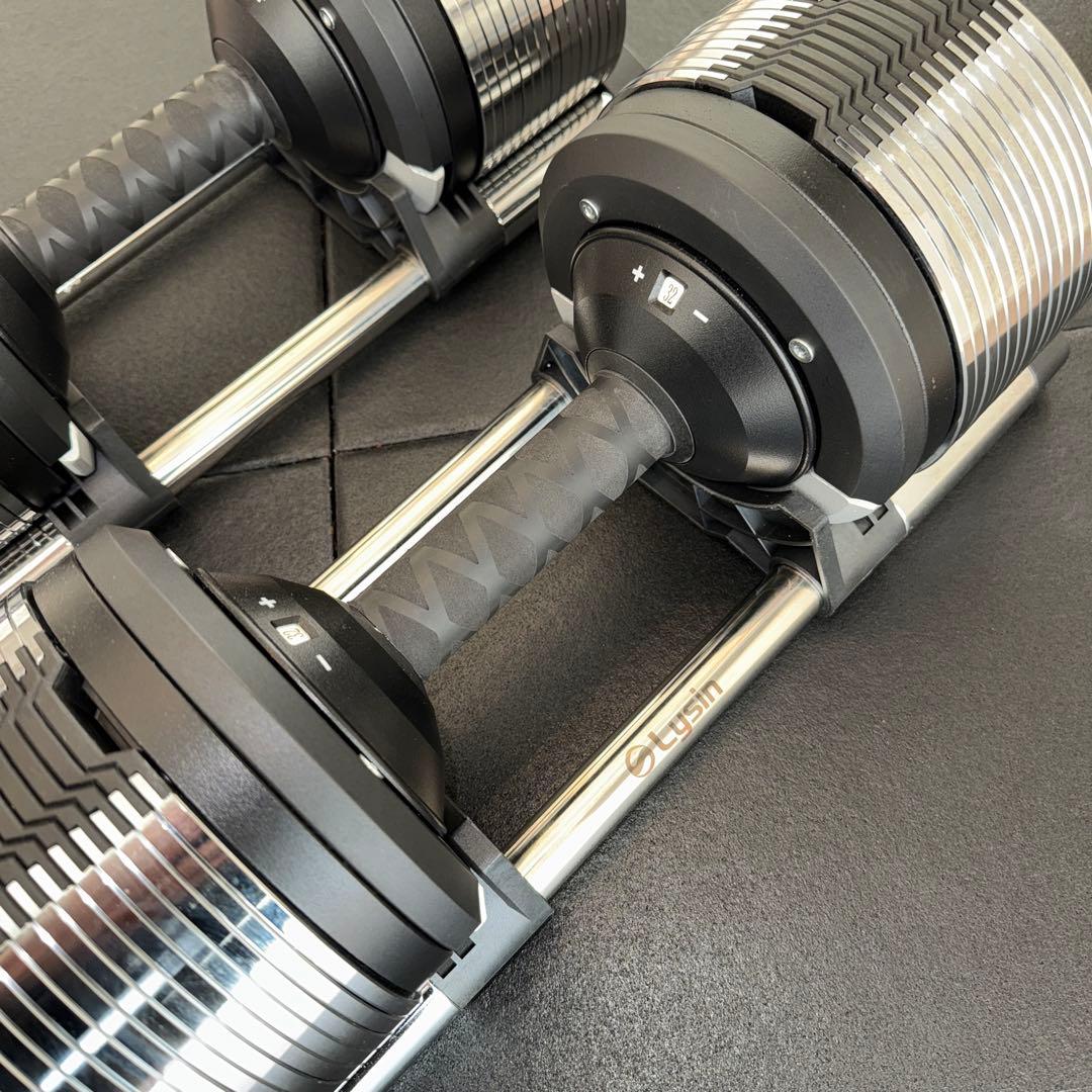 【送料込】ライシン ヘリックスミラー 32kg 1kg刻み 可変式ダンベル ①