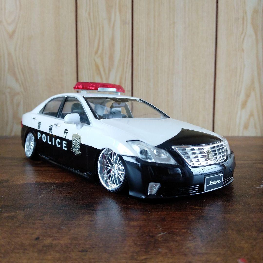 1/24 アオシマ 200系クラウン パトカー 完成品