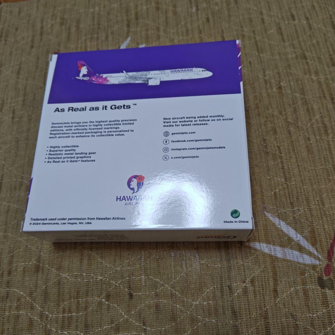 ジェミニジェッツ 1/400 エアバス A321neoハワイアン航空N208HA
