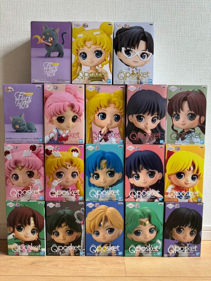 Qposket セーラームーン フィギュア 18体セット