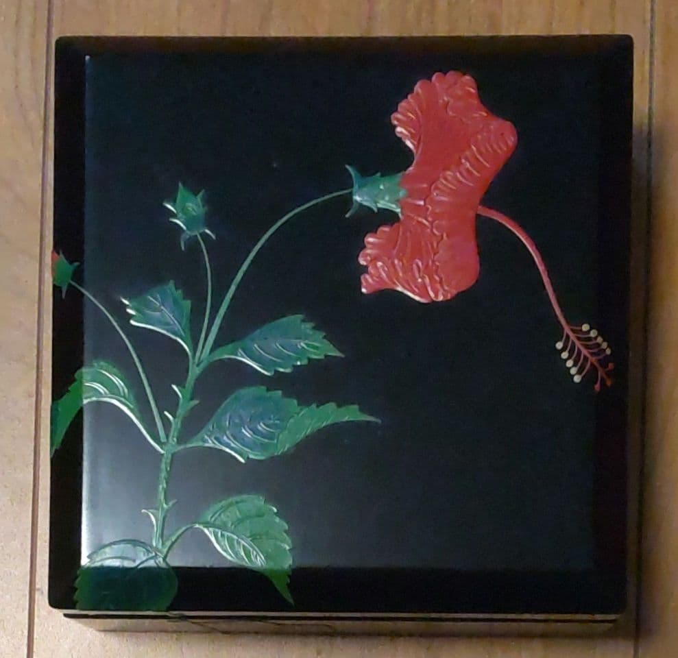 琉球漆器 小物収納箱 琉球塗