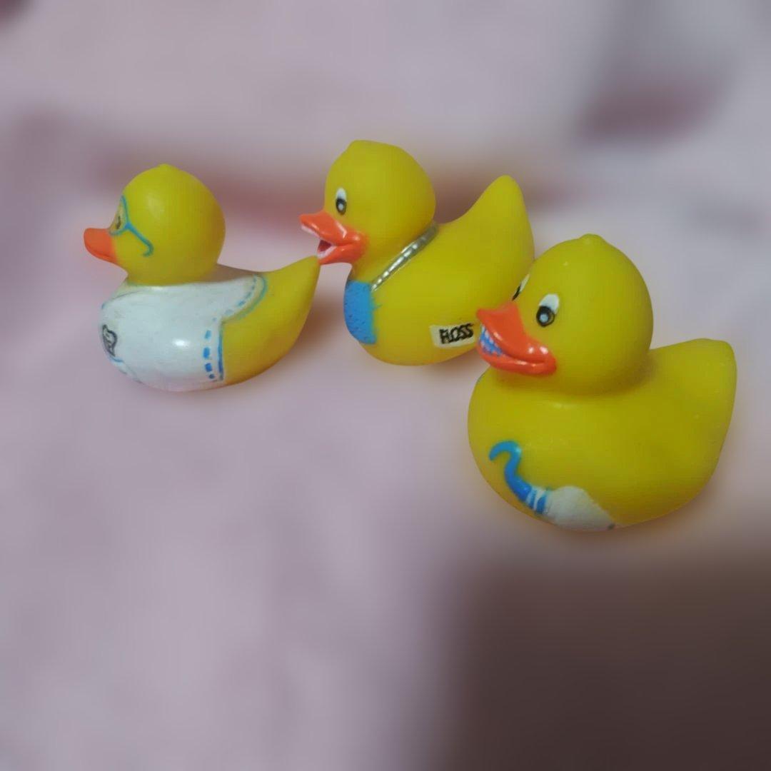 【ラバーダック】歯医者さん 3匹セット