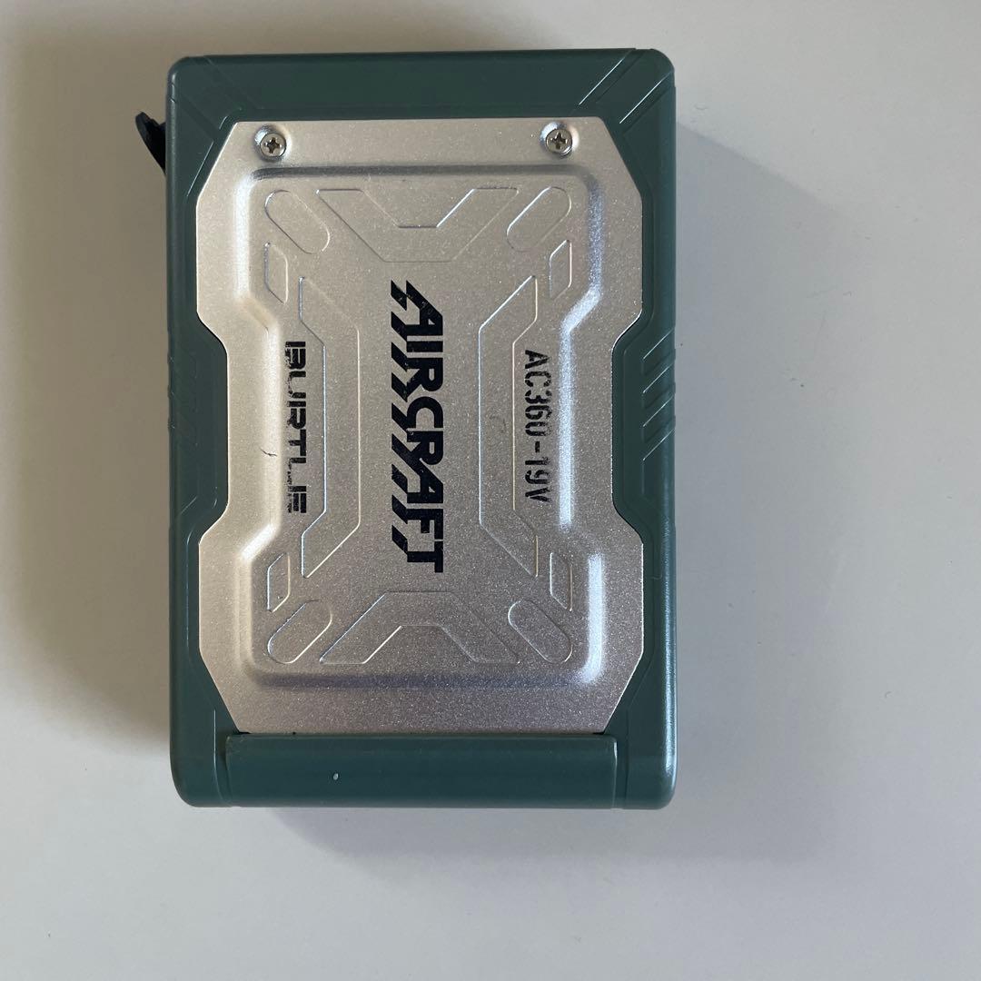 BURTLE AC370 FAN UNIT 19Vとバッテリー