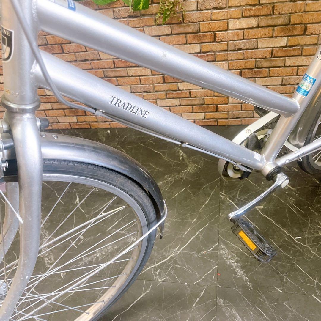 【13】一般車 シティー車 TRADLINE シルバー 27インチ