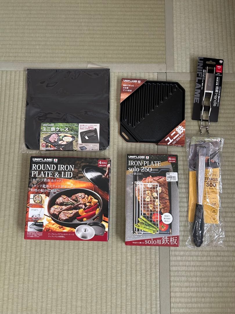 UNIFLAME ユニ鉄　ソロ鉄　ラウンド鉄板など