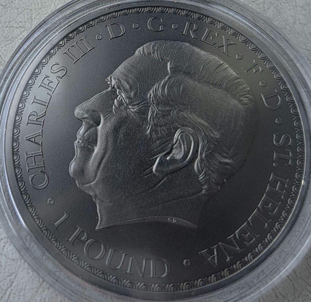 たま 限定500枚ゴールドブラックエンパイア「ウナとライオン」プルーフ銀貨