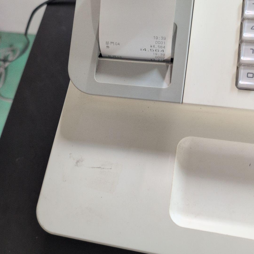 16　CASIO カシオ レジスター 4部門 小型ドロア SE-G2-WE