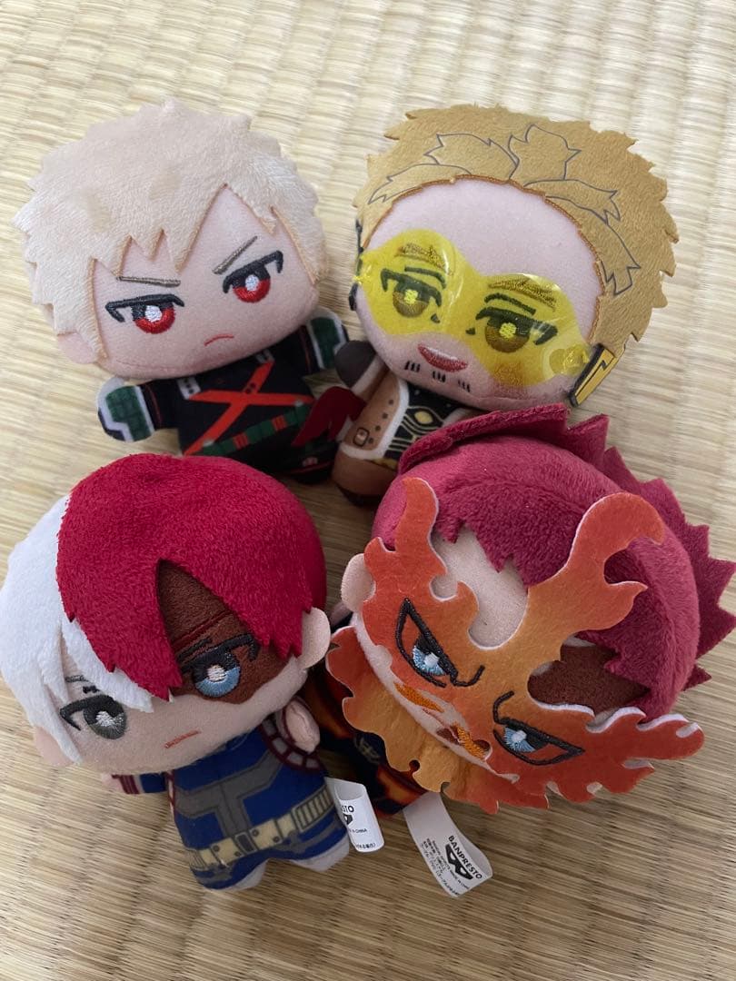 僕のヒーローアカデミア ちみっともぬい　轟焦凍　エンデヴァー　ホークス　爆豪勝己