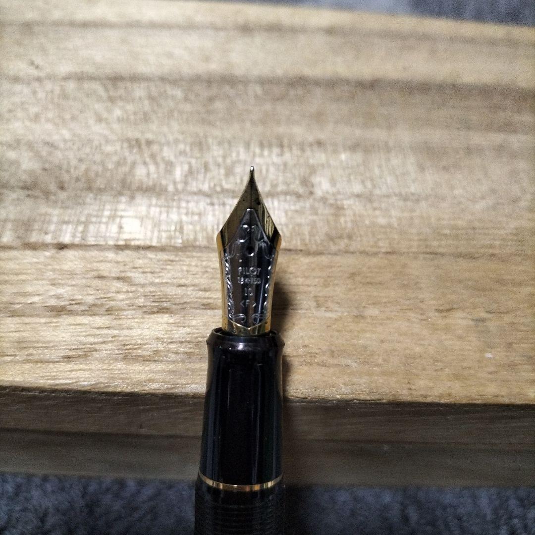 18Ｋ PILOT ゴールド ストライプ万年筆