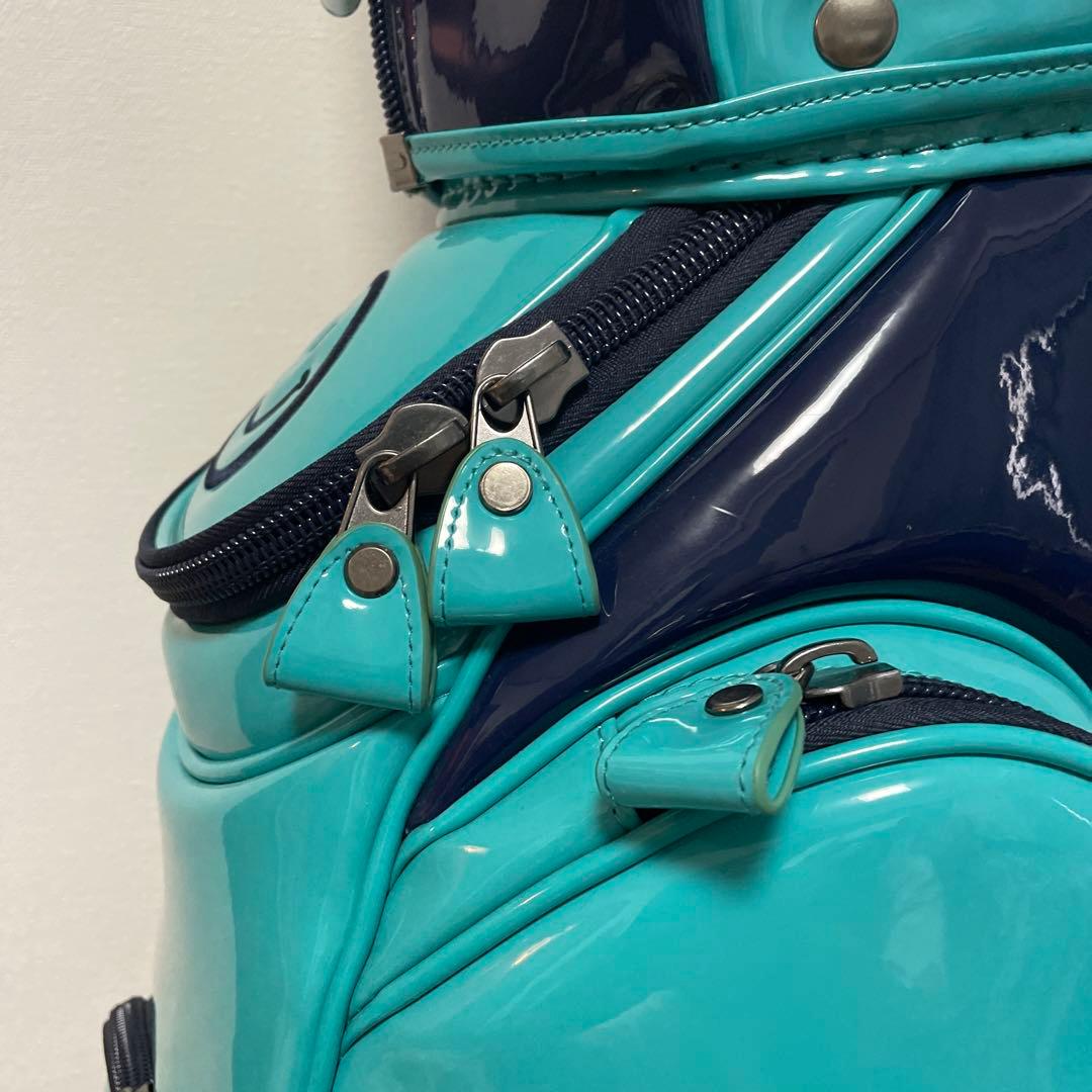 パーリーゲーツ　PEARLY GATES キャディバッグ　ターコイズブルー