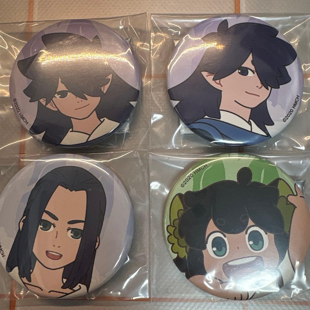 羅小黒戦記　僕が選ぶ未来　コレクション 缶バッジ ムゲン　シャオヘイ　フーシー