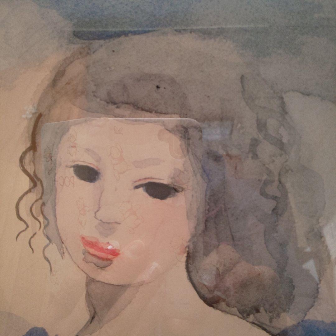 Maya Lasker 水彩画 女性肖像画