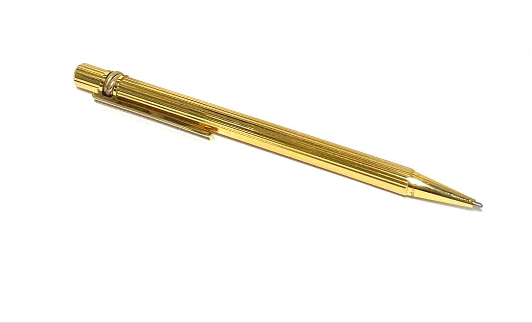 Cartier マスト ドゥ カルティエ ボールペン ツイスト式 ゴールド
