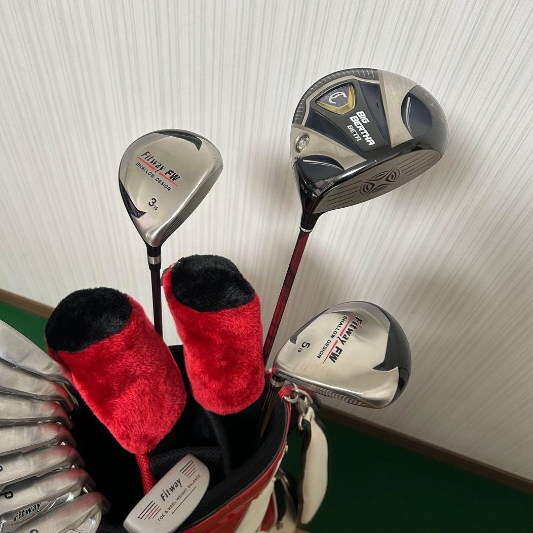 良品 キャロウェイ ビッグバーサ フィットウェイ メンズ ゴルフクラブ セット