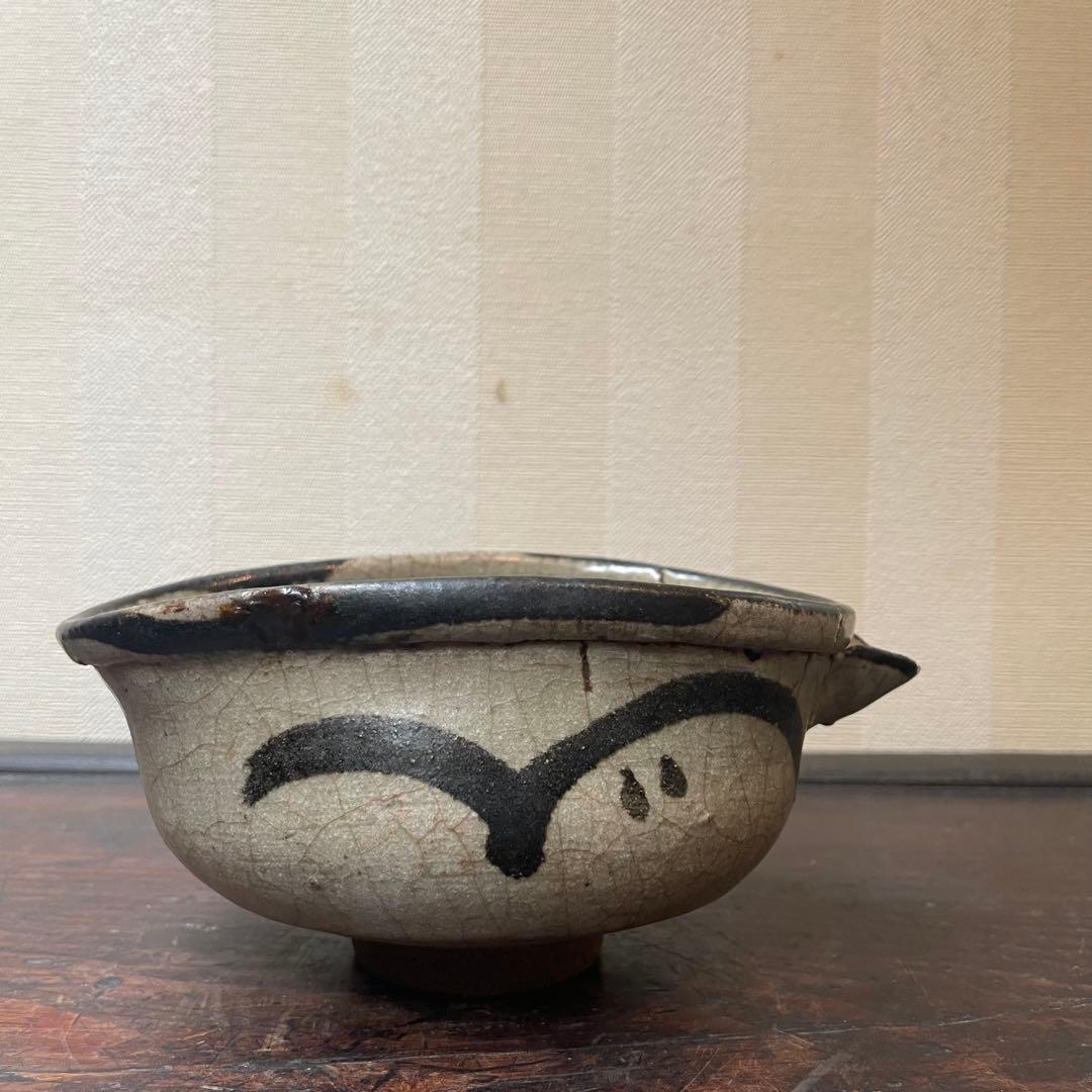 江戸期 絵唐津 片口 古唐津 酒器徳利