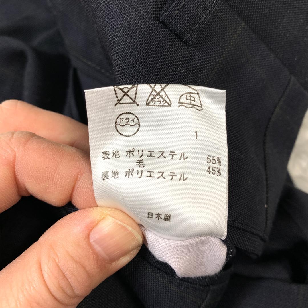 DAKS ダックス カジュアルパンツ ネイビーチェック W91 B3189