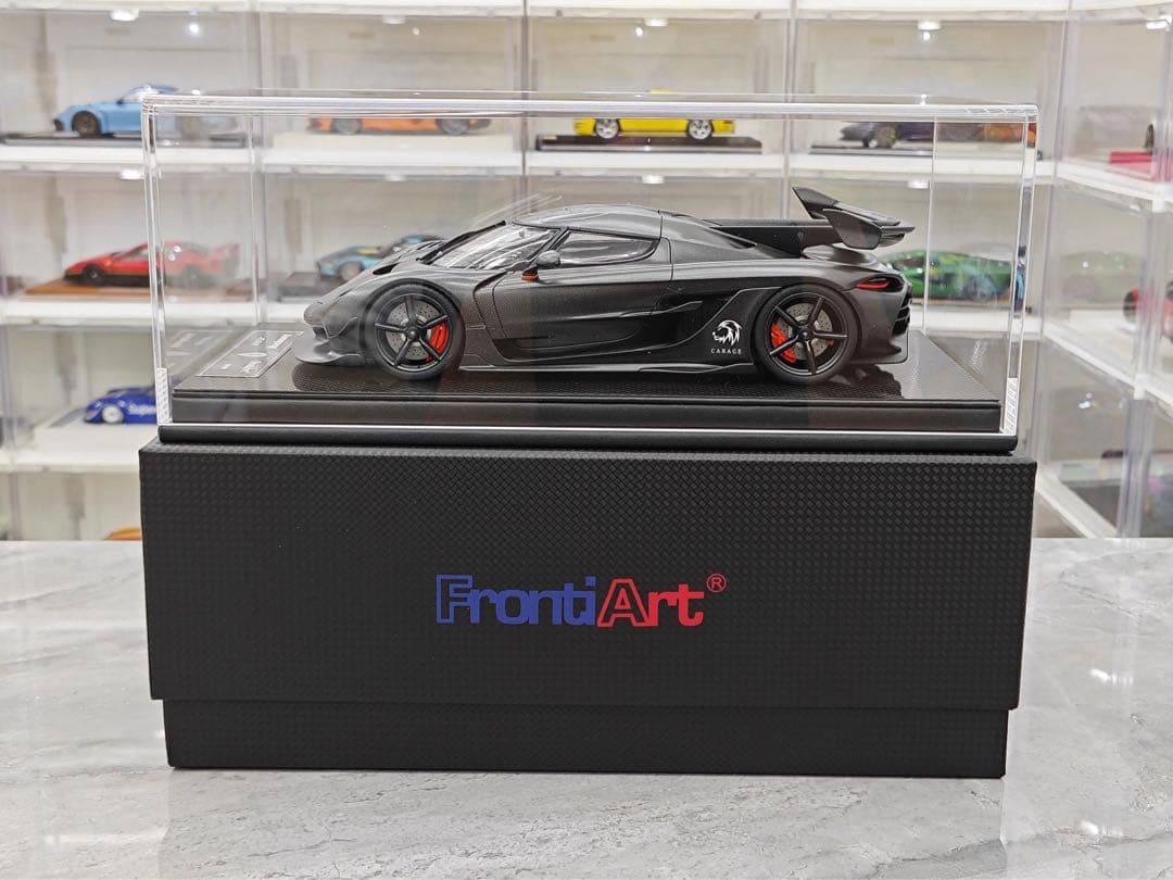 新品 FrontiArt 1/18 ケーニグセグ jesko ブラックカーボン
