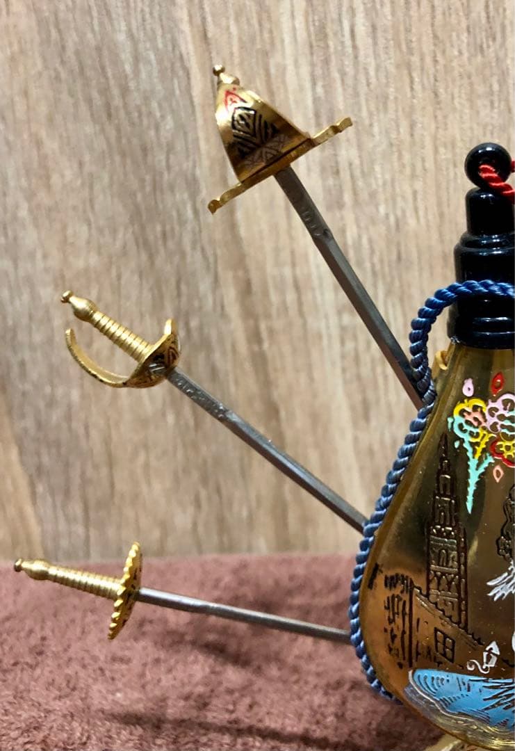 ヴィンテージ スペイン トレド ソード カクテルスティック ピック　踊り子