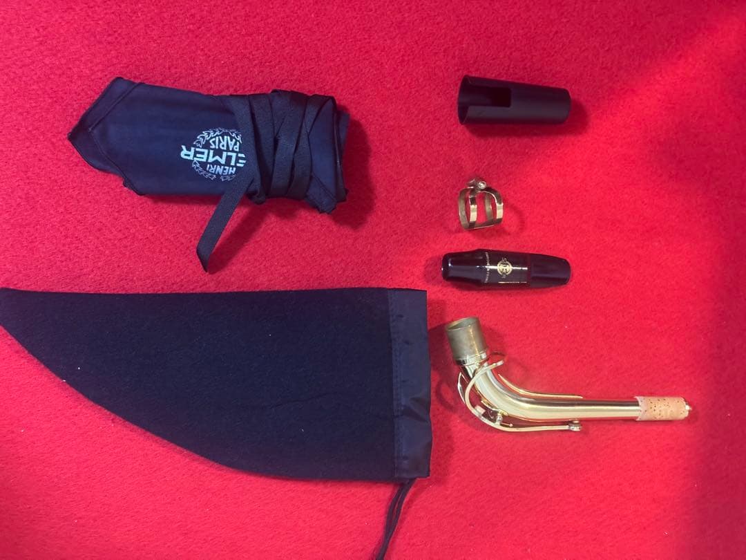 アルトサックス セルマーゴールド 本体と付属品