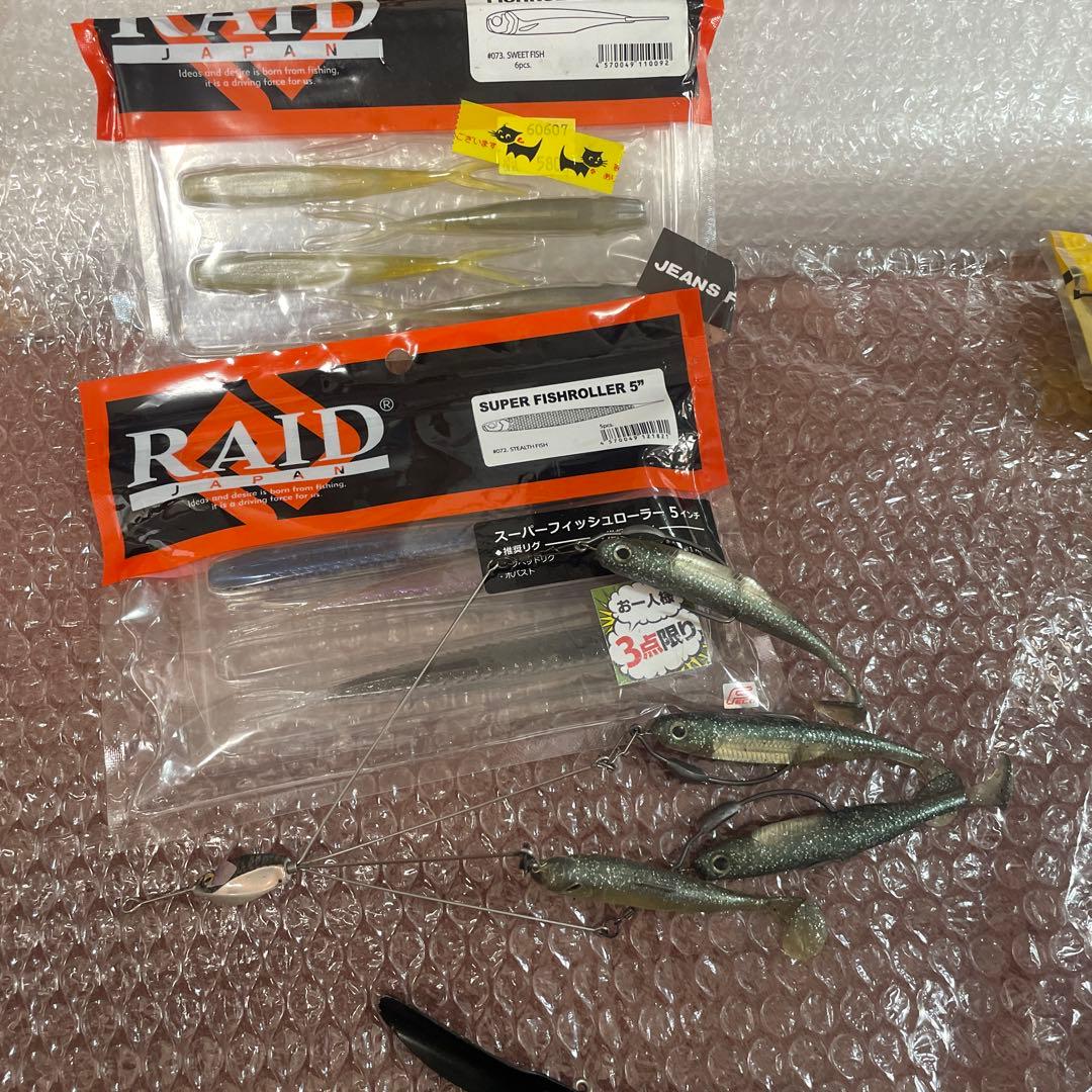 ★超お買い得★ バス釣り引退セット　ダイワバック付き　レイドジャパン