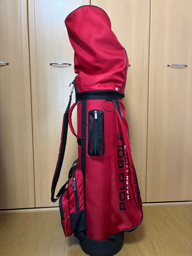 POLO GOLF 赤 キャディバッグ