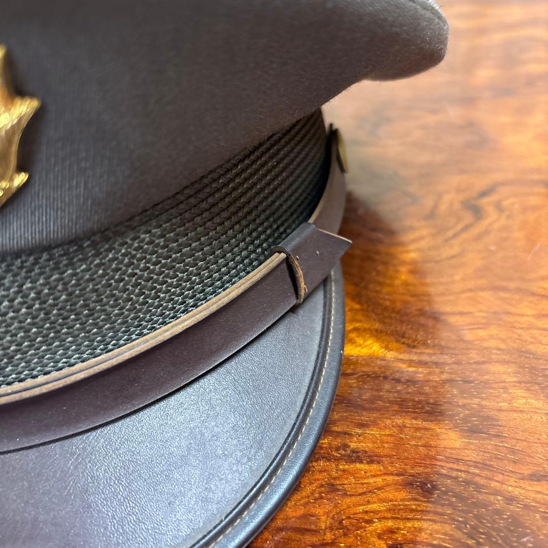 グレー ミリタリー風 軍帽子　　0120o71