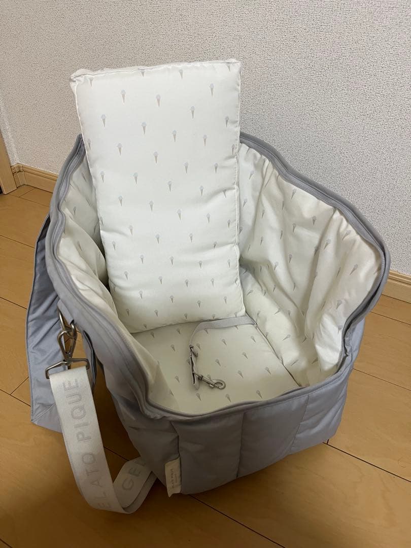 gelato pique ブルー キャリーバッグ