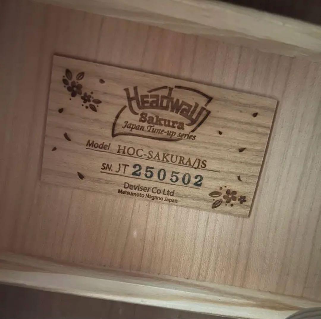 Headway ヘッドウェイ HOC-SAKURA/JS SBL-GRD アコギ
