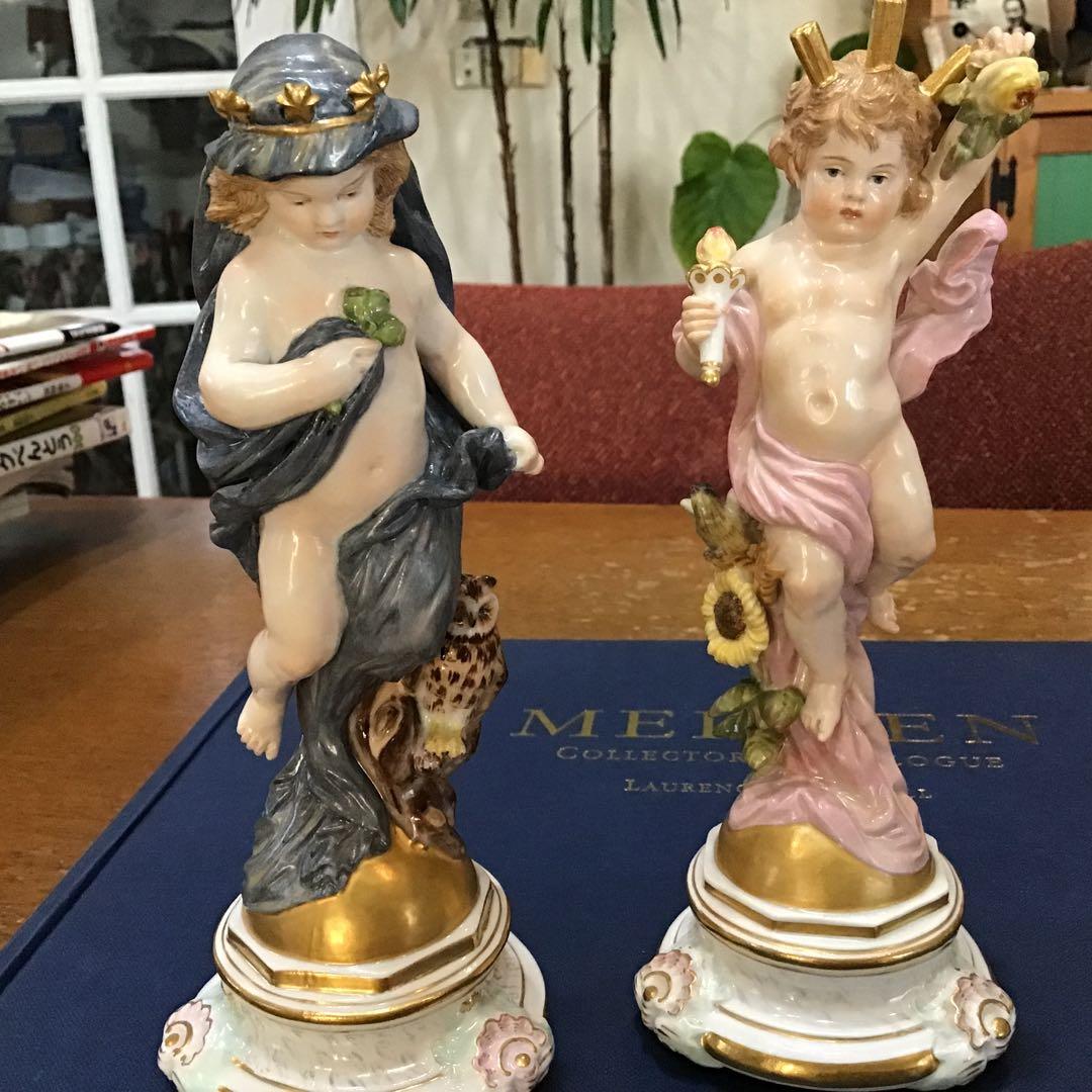 マイセン人形　　Night & Day アンティーク