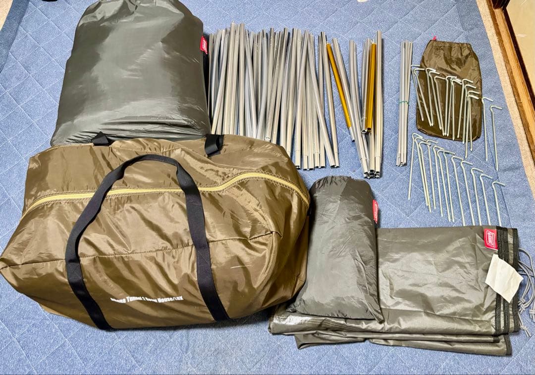 【美品】コールマン　アテナトンネル2ルームハウス/LDX (RS/TAN)